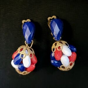 Vintage Multicolor Drop Earrings